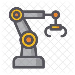 Automated robotic arm  Icon