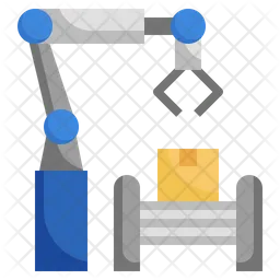 Automated Robotic Arm  Icon