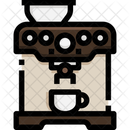 Download Free Automatic Coffee Machine Icon Of Colored Outline Style Available In Svg Png Eps Ai Icon Fonts