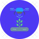 Farming Drone Technology Icon