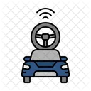 Automatic Steering Wheel  Icon