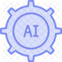 Automatic System Duotone Line Icon Icon