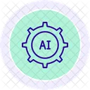 Automatisches System Farbkreis Symbol Symbol