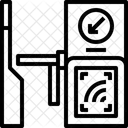 Automatische Gate-Zahlung  Symbol