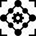 Computergestutzt Mechanisch Robotergestutzt Symbol