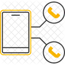 Automatischer Anrufverteiler Infocenter ACD Symbol