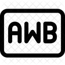 Automatischer Weißabgleich  Symbol