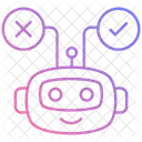 Automatisierte Entscheidung  Symbol