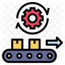 Automatisiert Produktion Maschine Symbol