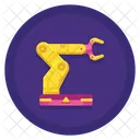 Automatisierter Roboterarm  Symbol