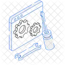 Automatización de sitios web  Icono