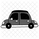 Black Monochrome Car Illustration Automobile Vehicle Icon