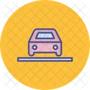 Automobile Car Parking Car Porch Icon