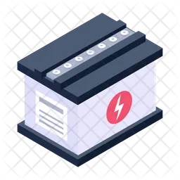 Automobile Battery  Icon