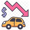 Automobile crisis  Icon