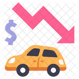 Automobile crisis  Icon
