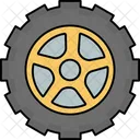 Automotive Tire Wheel Icon