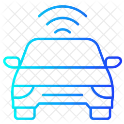 Autonomes Auto  Symbol