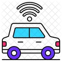 Autonomes Auto  Symbol