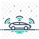 Autonomo Sensor Carro Ícone