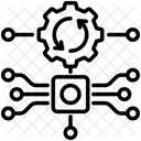 Autonomous Technology Networking Icon