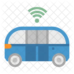 Autonomous Bus  Icon