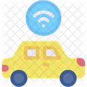 Autonomous Car Mobility Smart Technology Icon