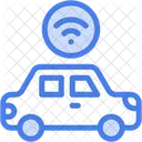 Autonomous Car Mobility Smart Technology Icon