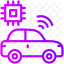 Autonomous Car Selfdriving Vehicle Icon
