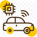 Autonomous Car Selfdriving Vehicle Icon