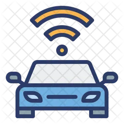Autonomous Car  Icon