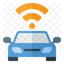 Autonomous Car  Icon