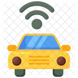 Autonomous Car  Icon