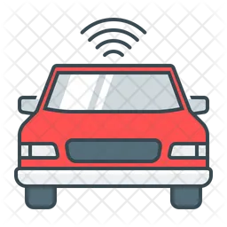 Autonomous Car  Icon