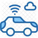 Autonomous Car Smart Car Technology Icon