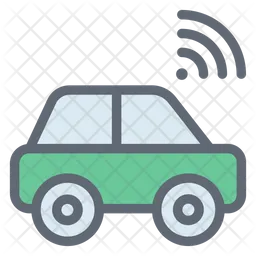 Autonomous Car  Icon