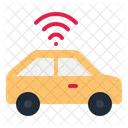 Autonomous Car Self Driving Driverless Vehicle Icon