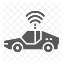 Autonomous Car Technology Icon