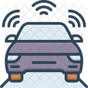 Autonomous Car Car Sensor Sensor Icon