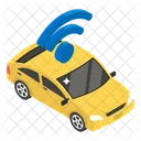 Autonomous Car Wifi Car Driverless Car Icon