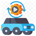 Autonomous Car  Icon