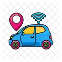 Autonomous Car  Icon