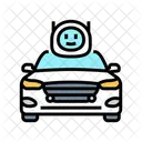 Autonomous Drone Vehicle Icon