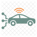 Autonomous Car Iot Icon