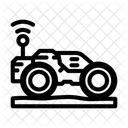 Autonomous Tractor Robot Icon