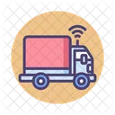 Autonomous Truck Autonomous Lorry Icon