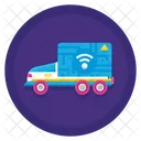 Autonomous Truck  Icon