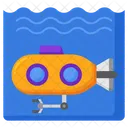Autonomous Underwater Vehicle Underwater Vehicle Autonomous Icon