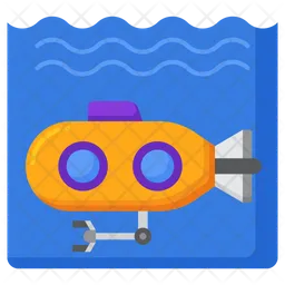 Autonomous Underwater Vehicle  Icon
