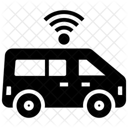 Autonomous Vehicle Icon of Glyph style - Available in SVG, PNG, EPS, AI ...